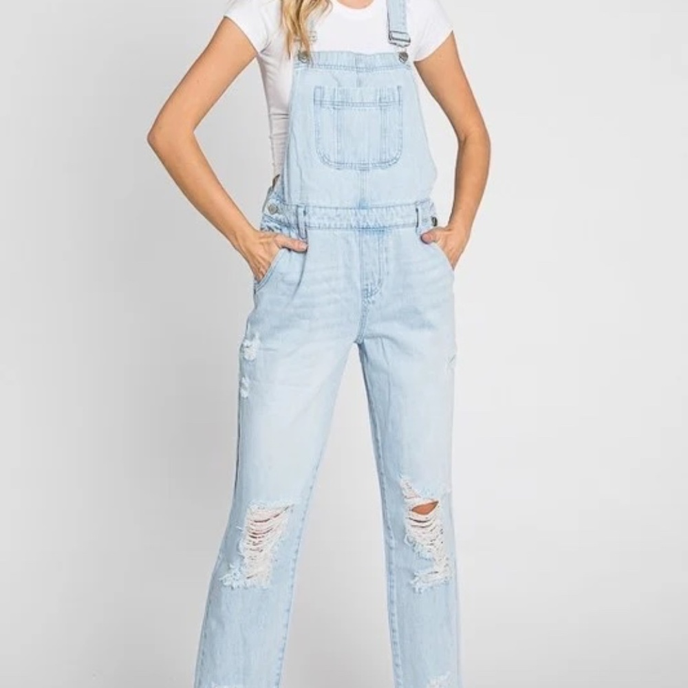 Womens Denim Overalls
